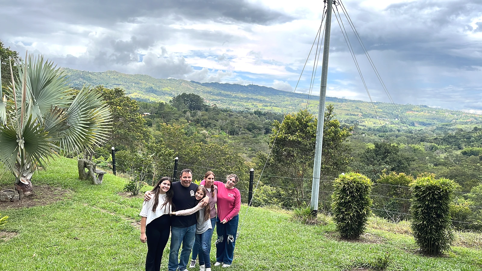 Family from Tampa visiting Colombia in 2023