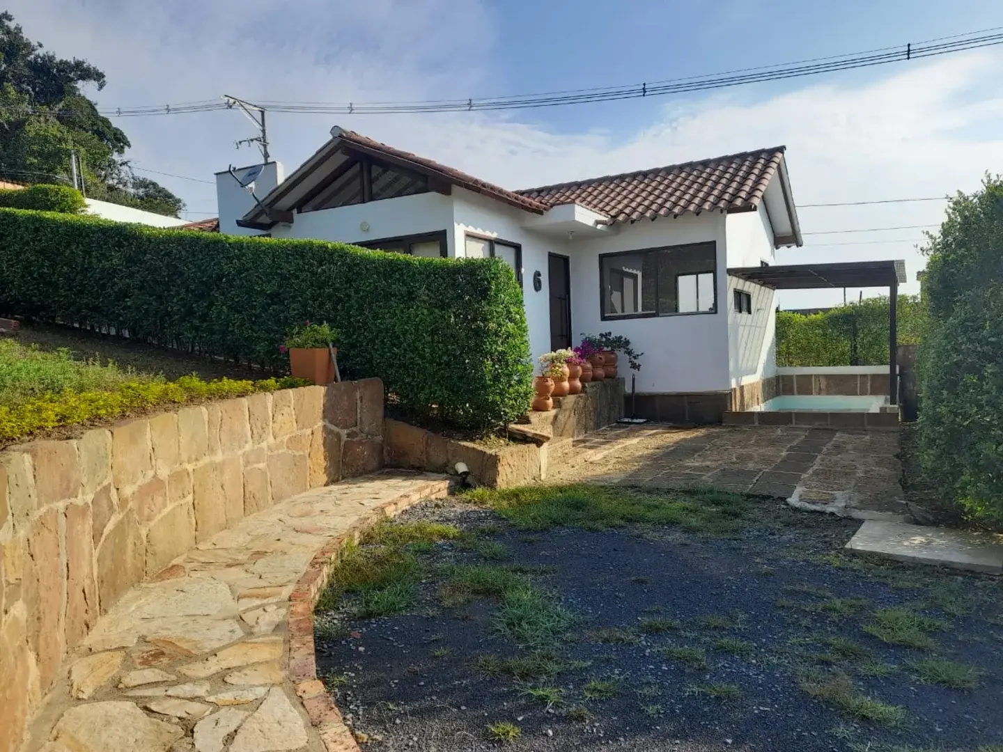 Casa 6 private estate night view Santander